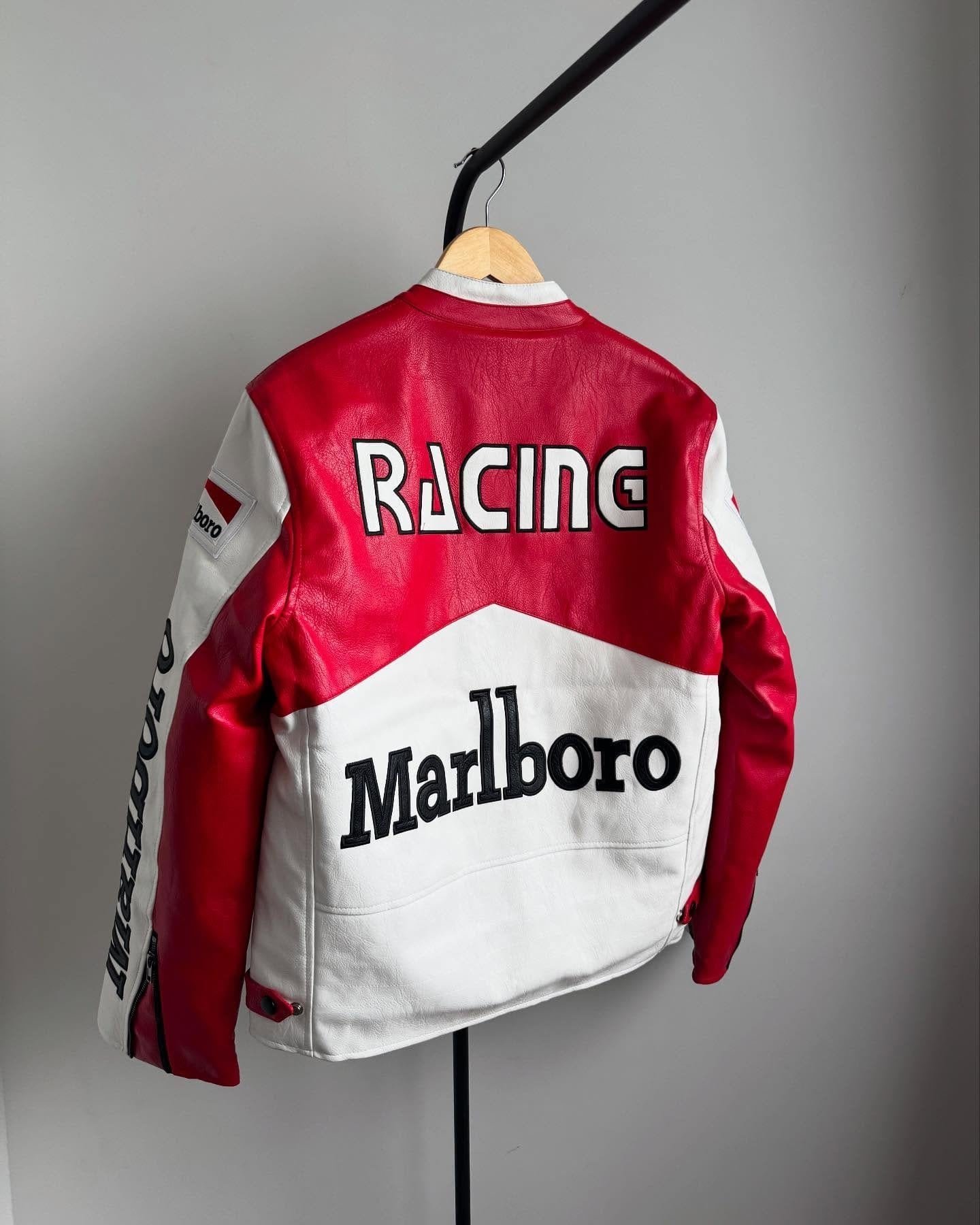 Marlboro Jacket – Vintage F1 Racing Leather - Image 2