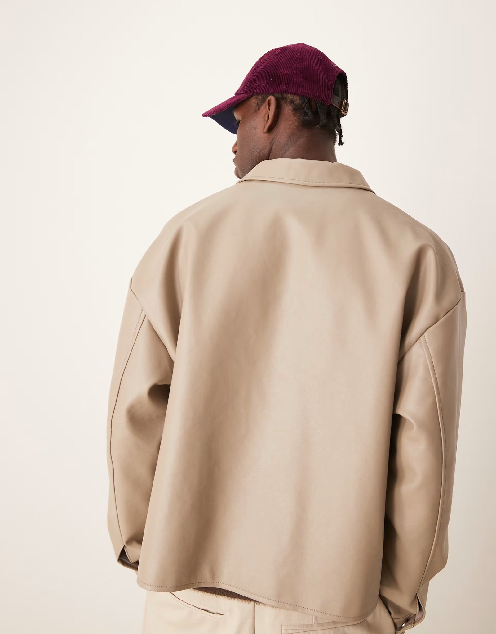 Oversized Faux Leather Jacket (5 Colors) | Premium Streetwear - Image 5