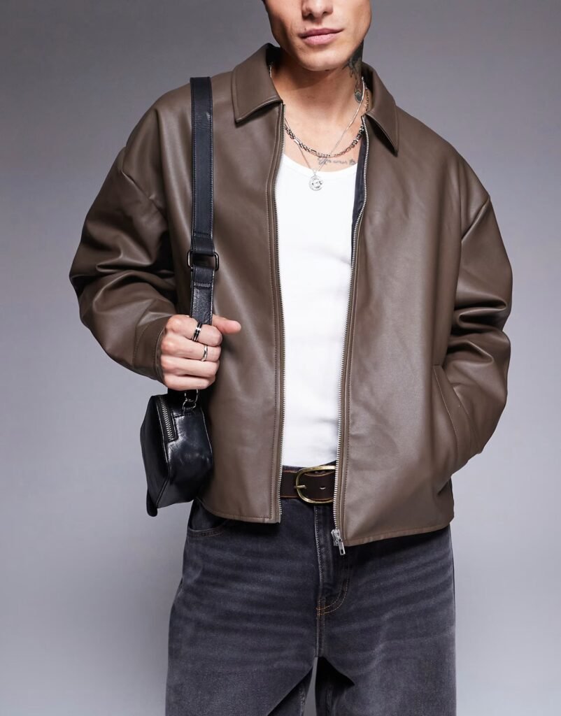 Oversized Faux Leather Jacket (5 Colors) | Premium Streetwear